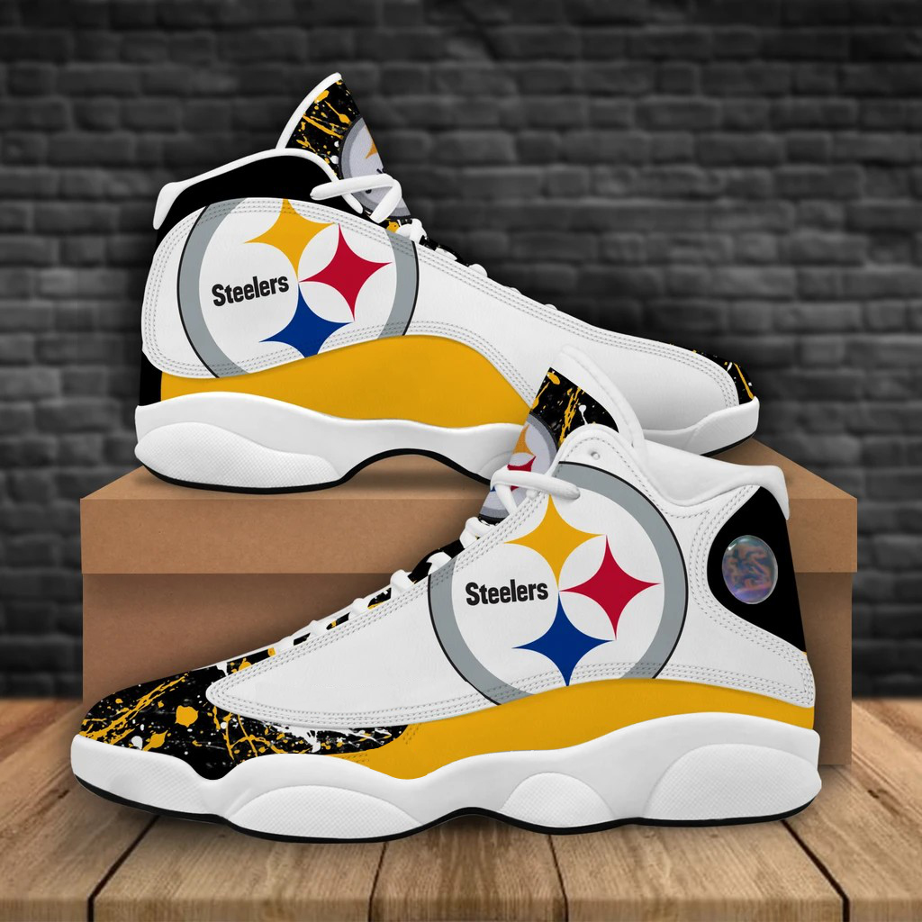 Men's Pittsburgh Steelers Limited Edition JD13 Sneakers 003